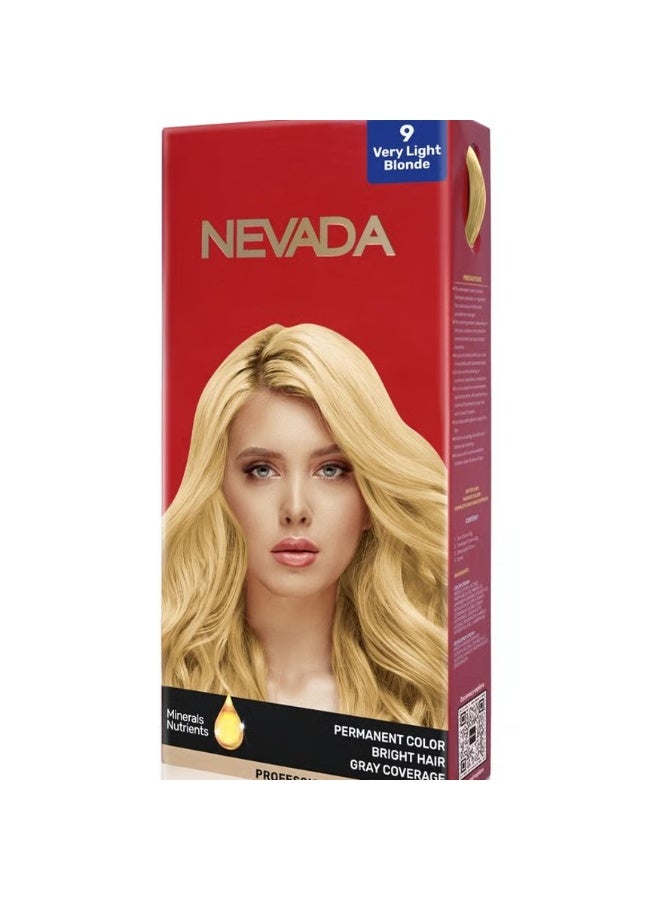 Nevada Women's Hair Dye, Level 9 (Very Light Blonde)